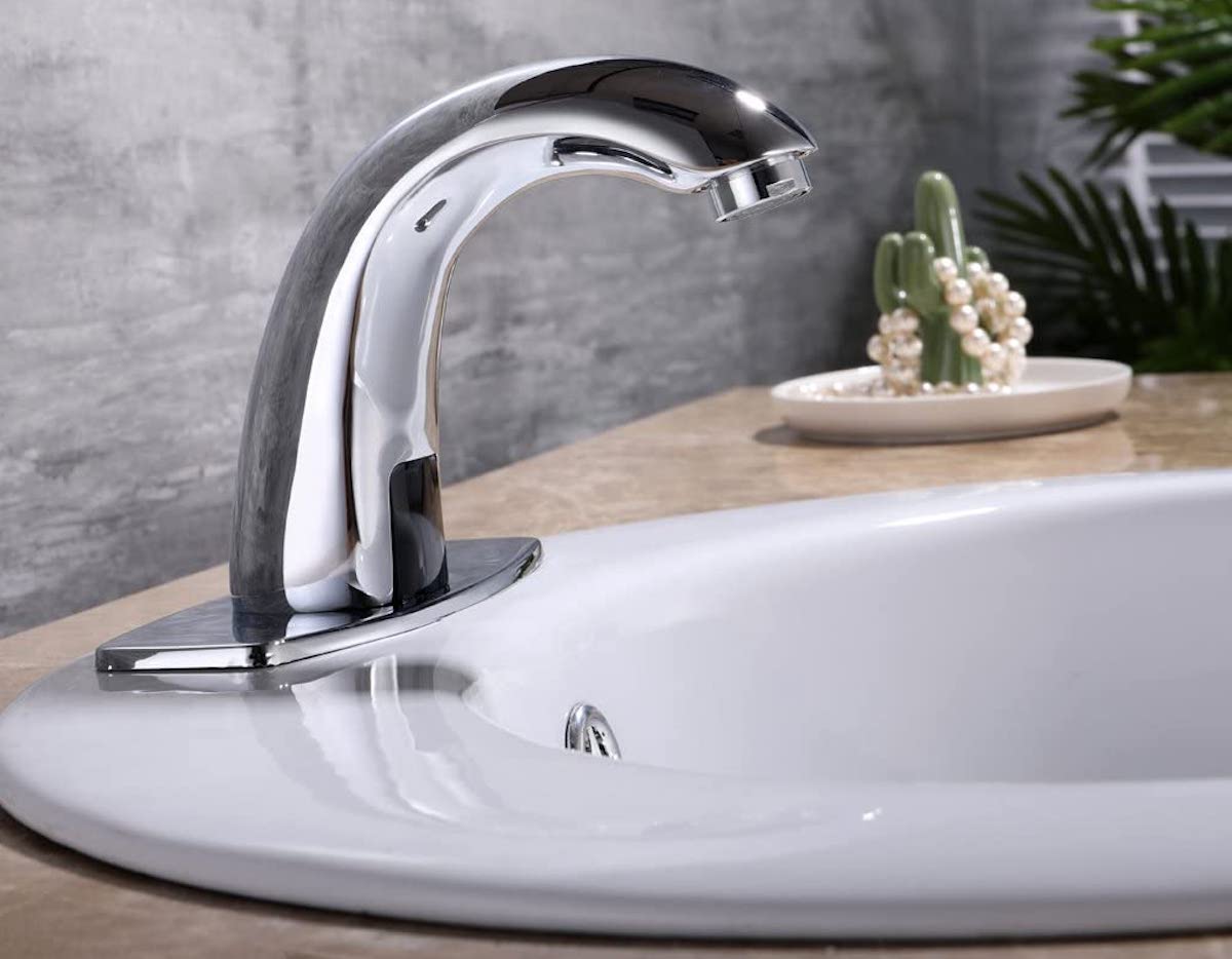 Lano Commercial Automatic Chrome Finish Sensor Faucet